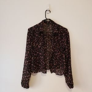 Floral Button Up
